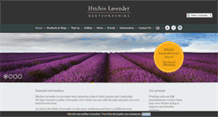 Desktop Screenshot of hitchinlavender.com